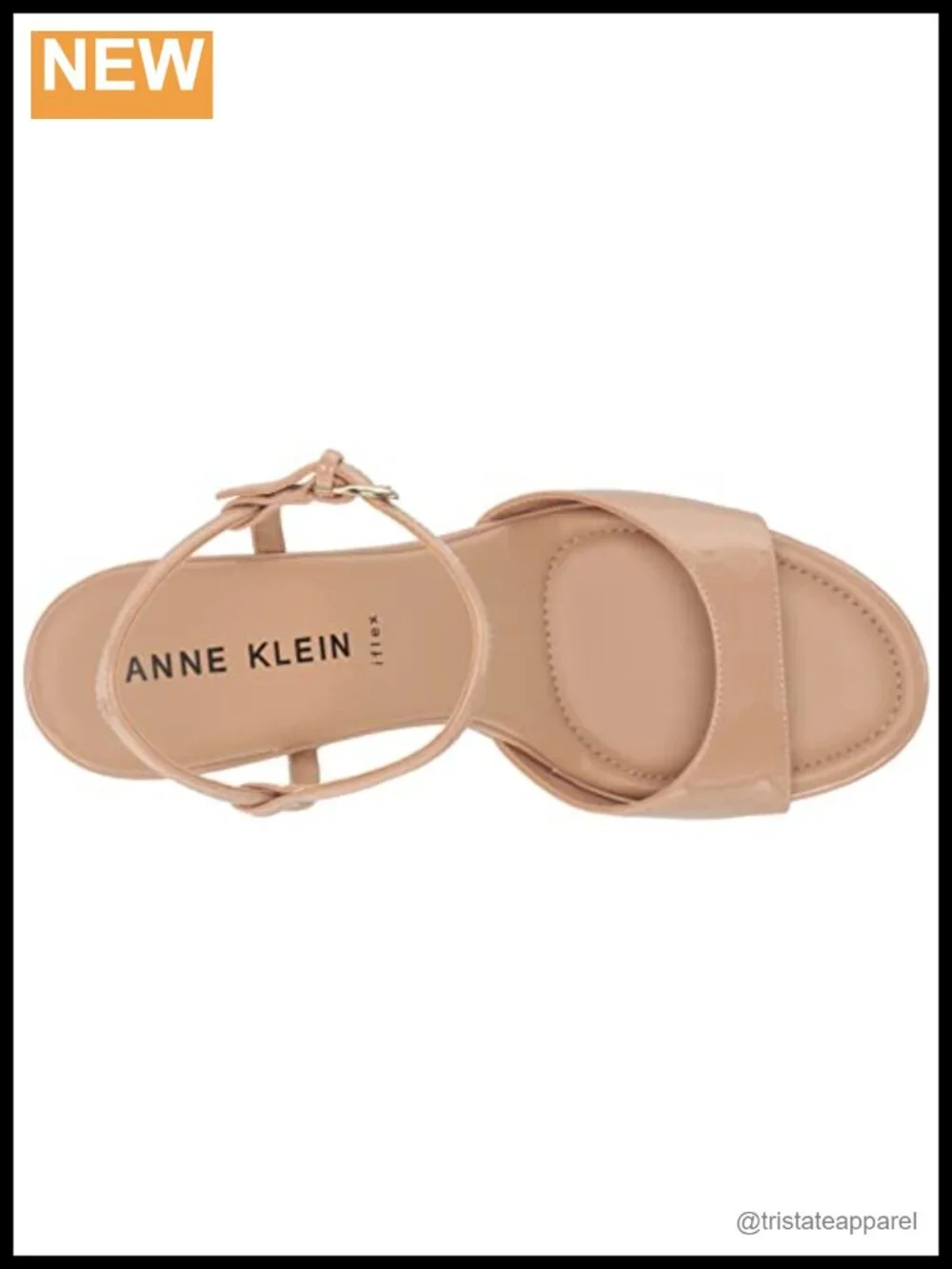 Anne Klein Silas Wedge Sandals – Synthetic, Adjustable, Casual